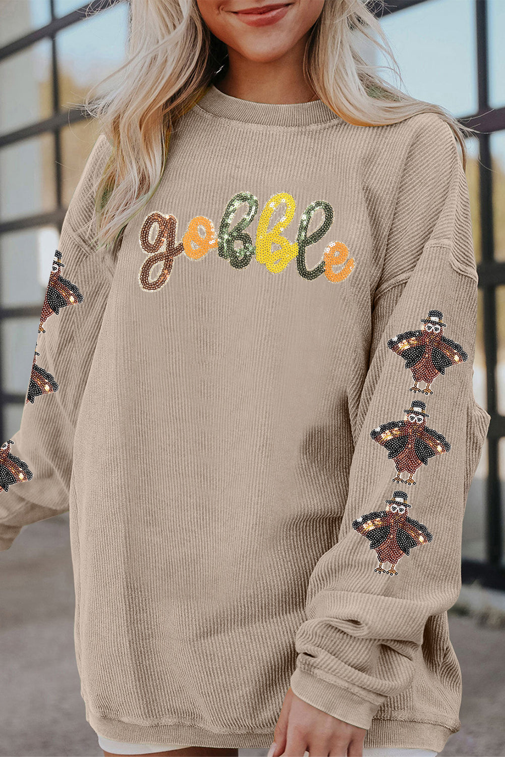 thanksgiving graphic sweatshirt