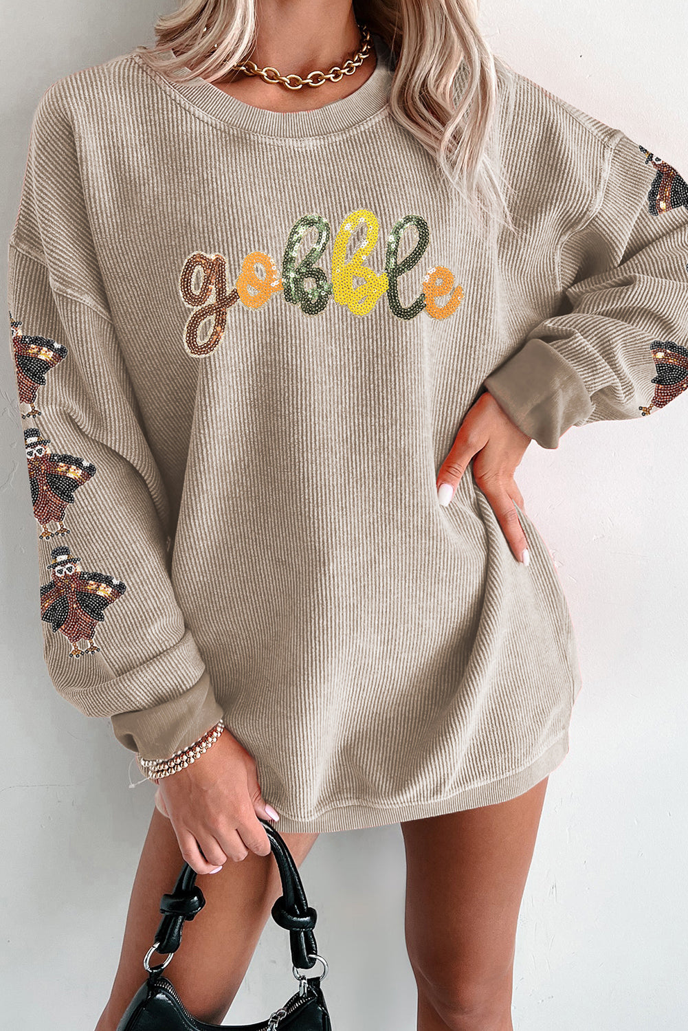 thanksgiving graphic sweatshirt